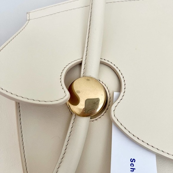 Proenza Schouler leather pipe bag cream large shoulder New with tags - Picture 5 of 16